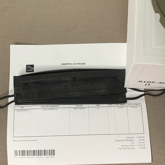 Celine”PATAPANS LACE UP BOOT IN CANVAS
ARMY GREEN” - Picture 10 of 11